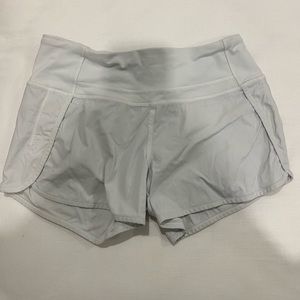 White size 4 lululemon shorts